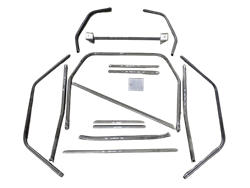 79-93 Mustang 10pt Cage Kit - Chromoly