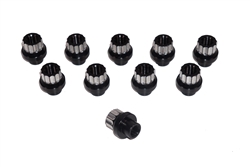 Billet Aluminum Lug Nut (Std.) 14MM - Two Tone Black